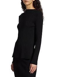 Ash Silk Cut-Out Top