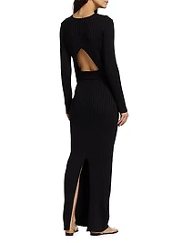 Ash Silk Cut-Out Top