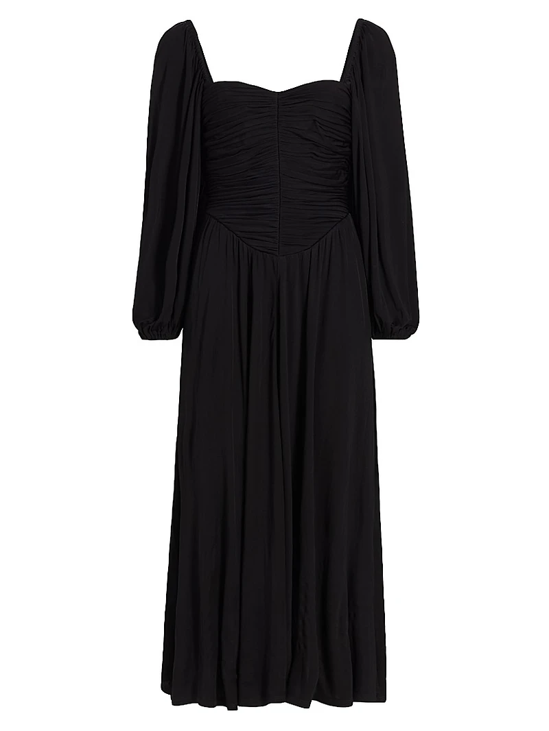Vivian Ruched Maxi Dress