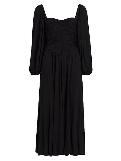 Vivian Ruched Maxi Dress