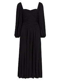 Vivian Ruched Maxi Dress