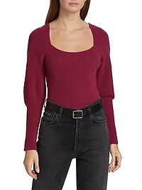 Wren Rib-Knit Sweater