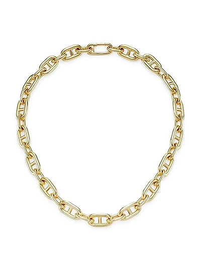 14K Yellow Gold Mariner-Chain Necklace