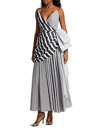 Strapless Draped Gown