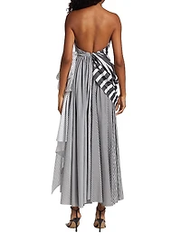 Strapless Draped Gown