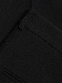 Samantha Pleated Straight-Leg Pants
