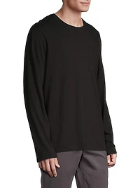 Oversized Long-Sleeve Cotton Tee