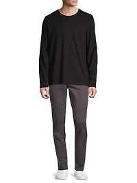 Oversized Long-Sleeve Cotton Tee