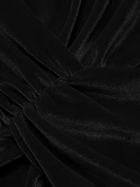Misse Long-Sleeve Velvet Gown