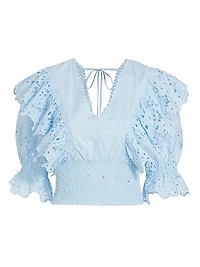 Calla Ruffle Crop Top