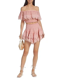 Mykonos Lace Crop Top