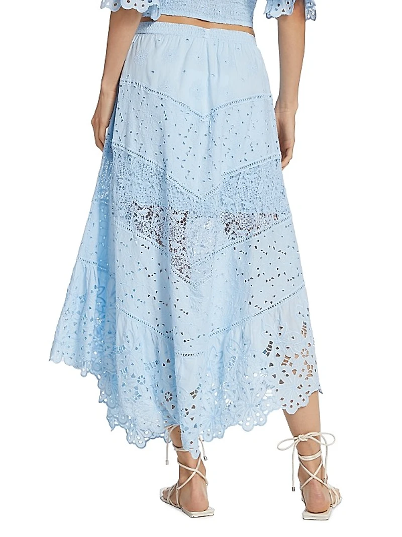 Calla Lace Midi Skirt