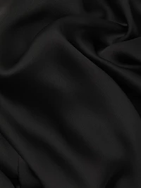 Tatiana High-Neck Satin Gown