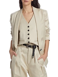Blaire Relaxed Cotton Blazer