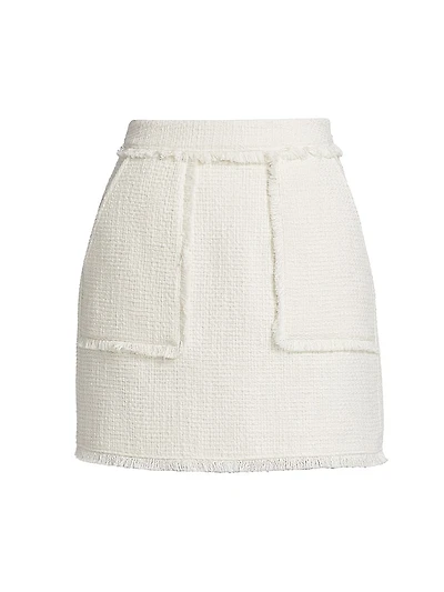 Jaycie Bouclé-Knit Miniskirt