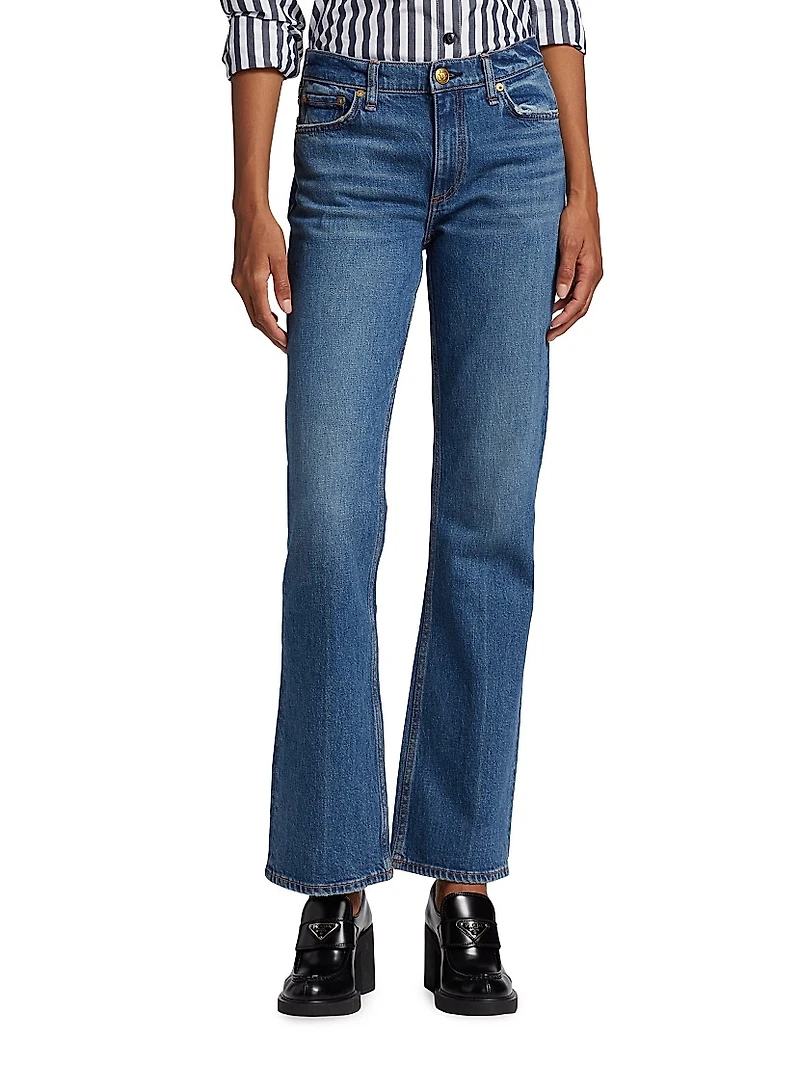Peyton Bootcut Mid-Rise Jeans