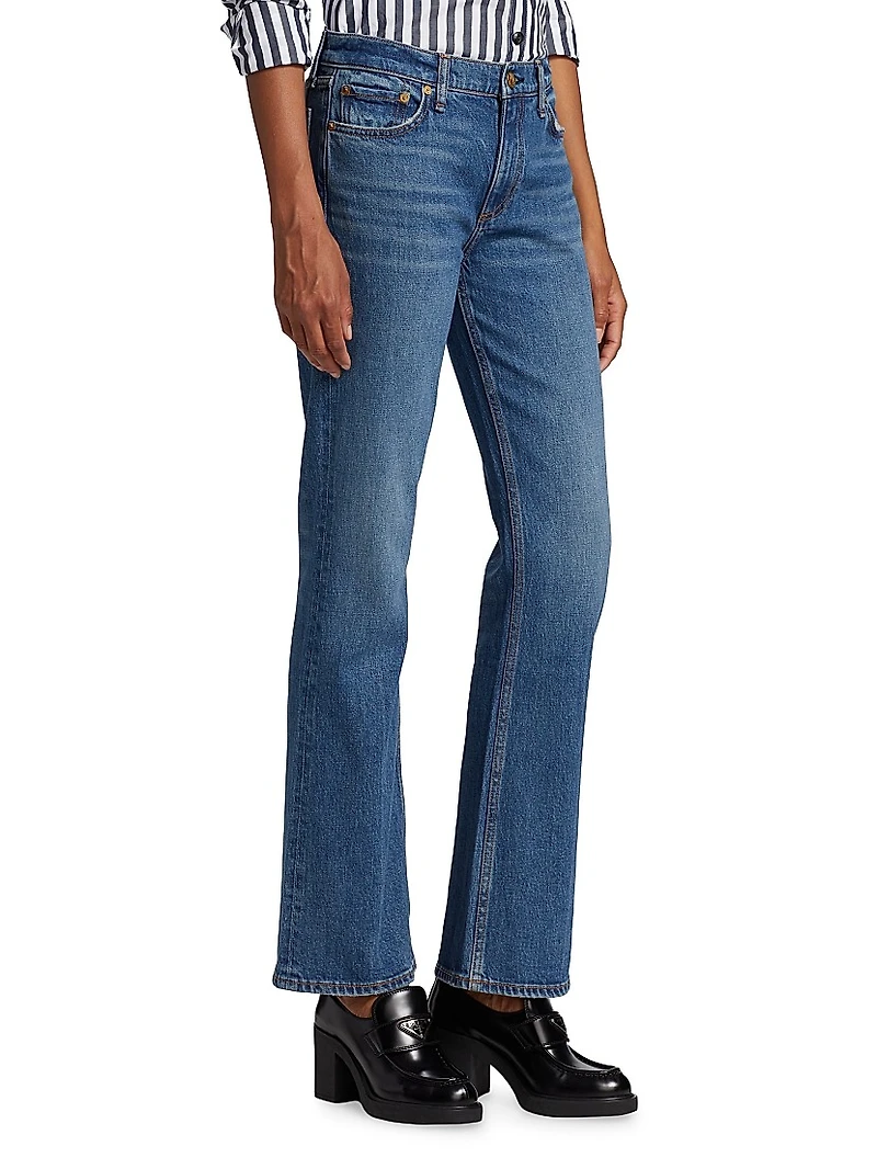 Peyton Bootcut Mid-Rise Jeans
