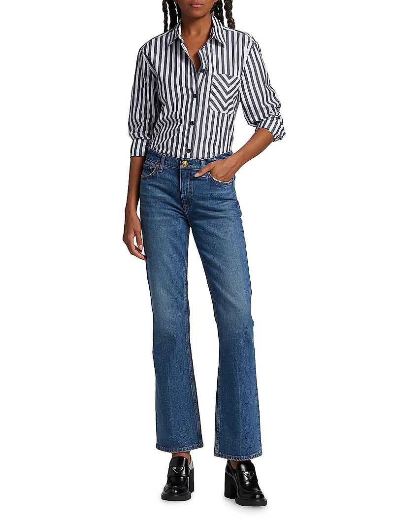 Peyton Bootcut Mid-Rise Jeans