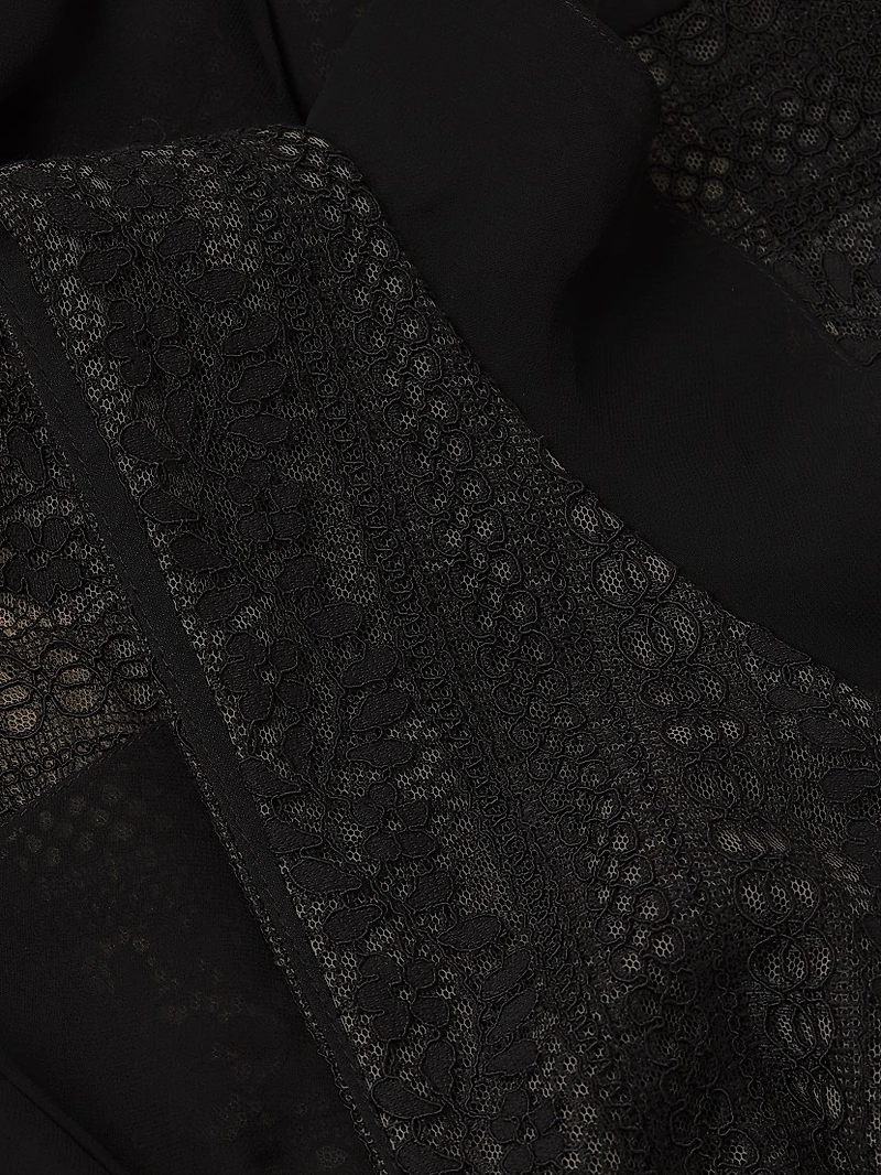 Serafina Ruffle Lace Gown