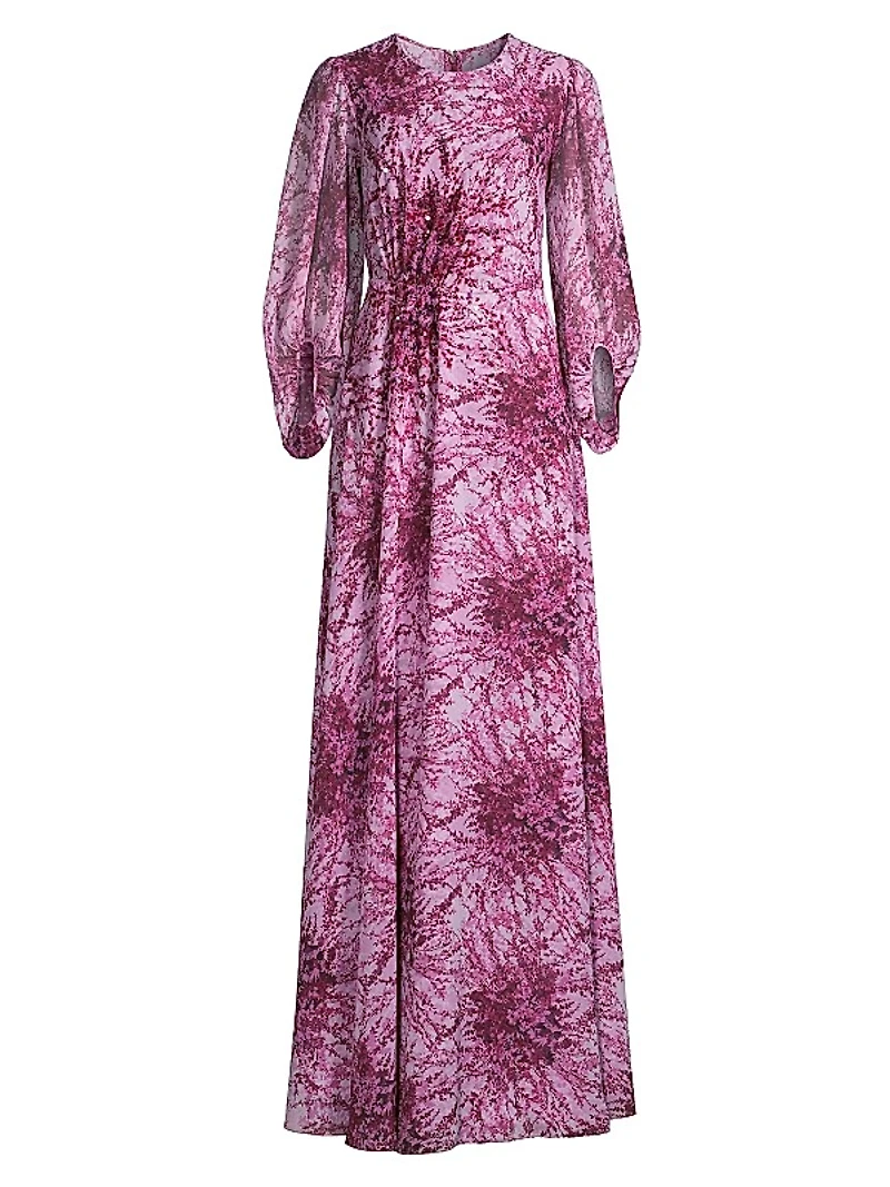 Bianca Floral Sequin Gown