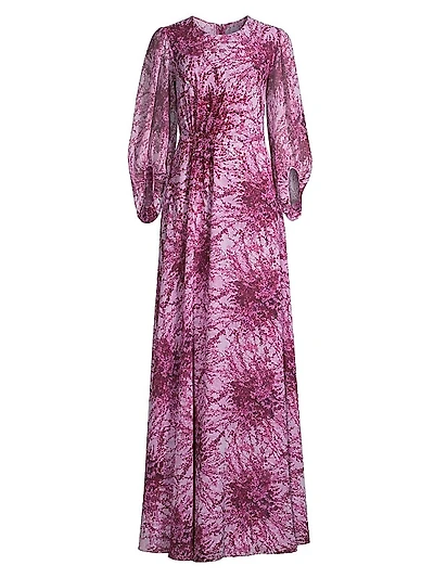 Bianca Floral Sequin Gown