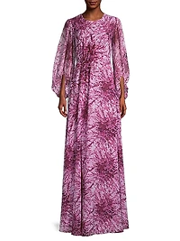 Bianca Floral Sequin Gown