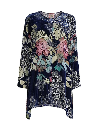 Sierra Burnout Velvet Tunic