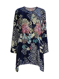 Sierra Burnout Velvet Tunic