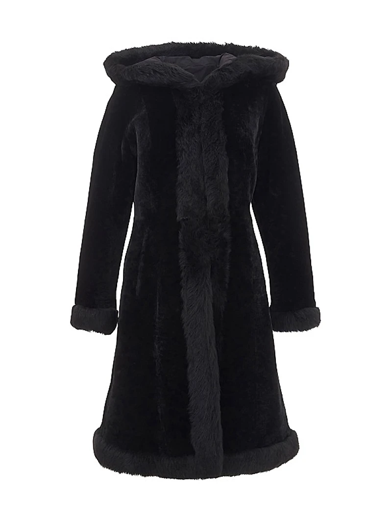 Reversible Shearling Lamb Coat
