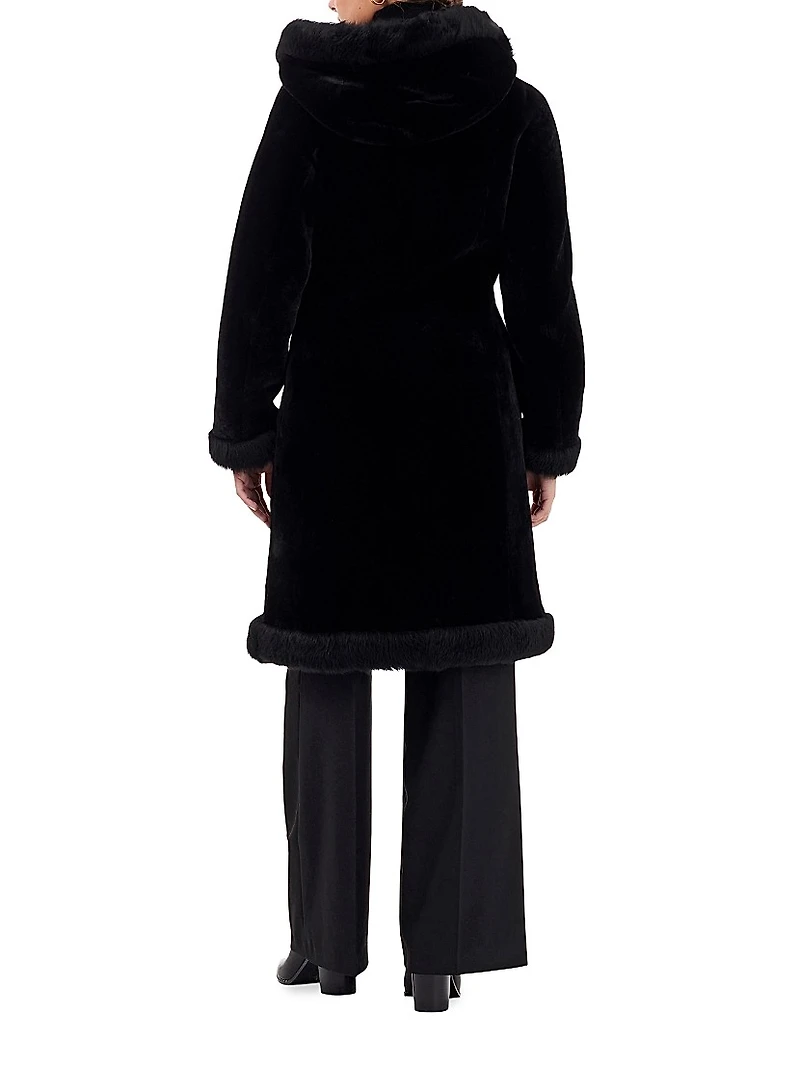 Reversible Shearling Lamb Coat