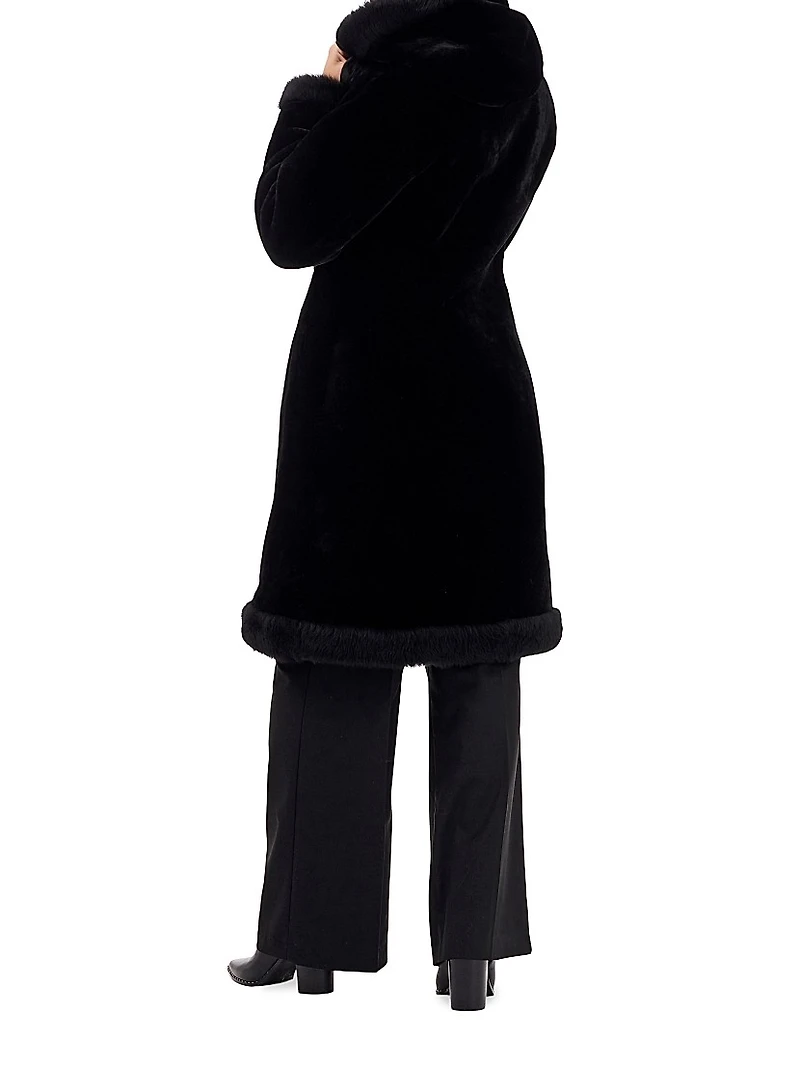 Reversible Shearling Lamb Coat