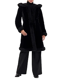 Reversible Shearling Lamb Coat