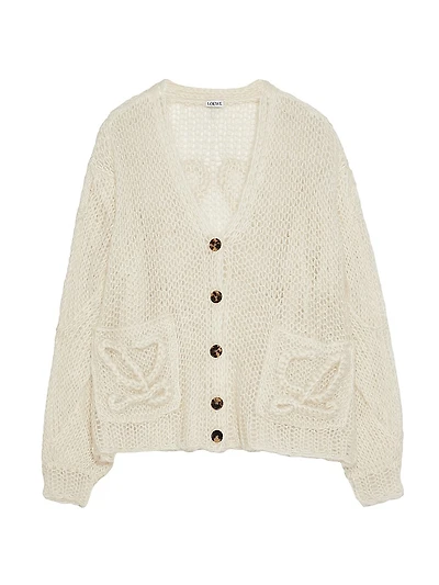 Anagram Mohair-Blend Cardigan