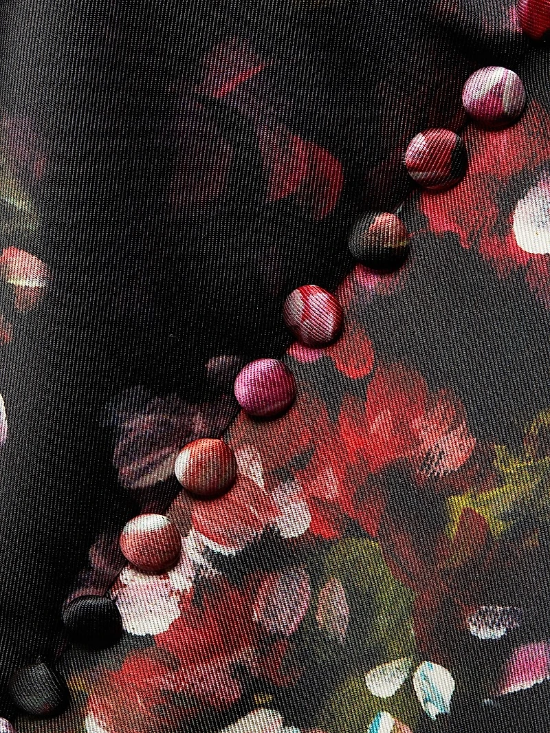 Mikado Strapless Paneled Cocktail Dress