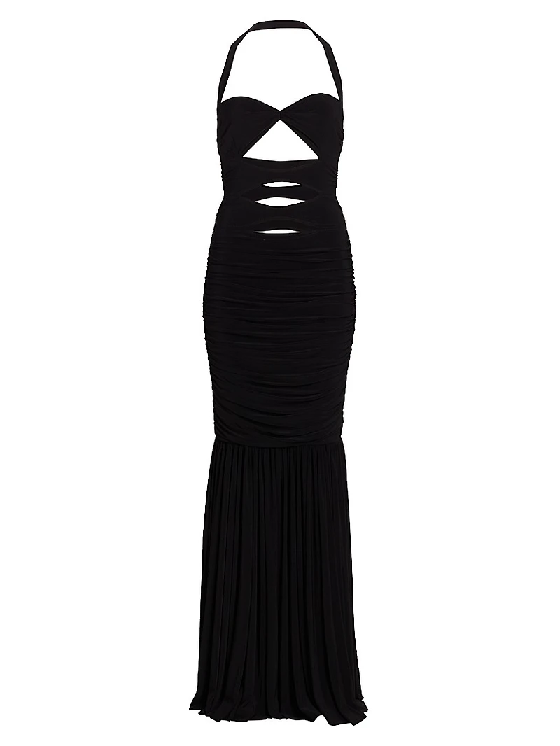 Peekaboo Mio Fishtail Gown