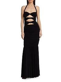 Peekaboo Mio Fishtail Gown