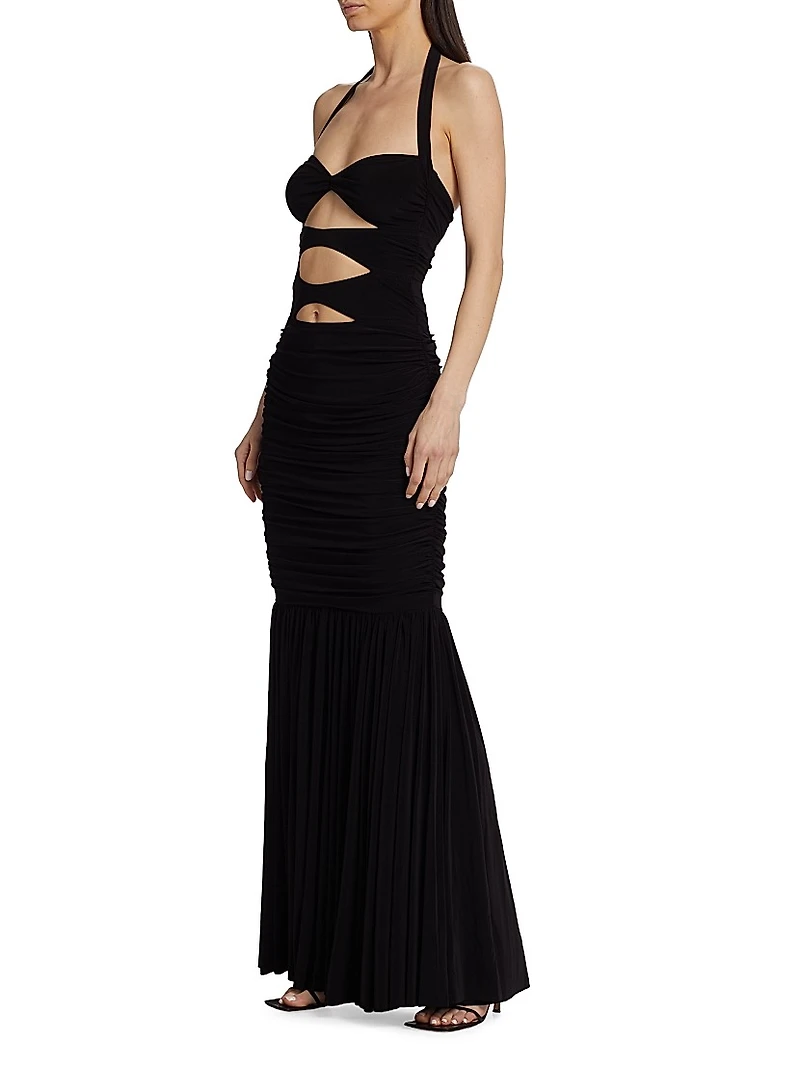 Peekaboo Mio Fishtail Gown