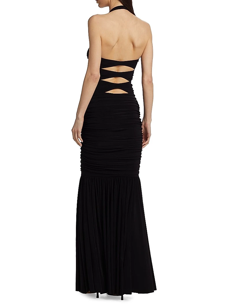 Peekaboo Mio Fishtail Gown