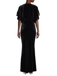Obie Velour Gown