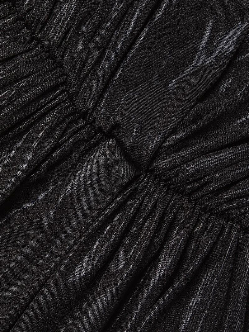 Athena Sheen Belted Gown