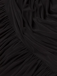 Cross Halter Fishtail Gown