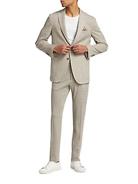 COLLECTION Wool & Cotton-Blend Suit