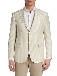 COLLECTION Checked Wool Sport Coat