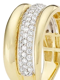 14K Yellow Gold & 0.6 TCW Diamond Ring