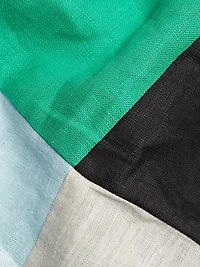 Patchwork Linen Miniskirt