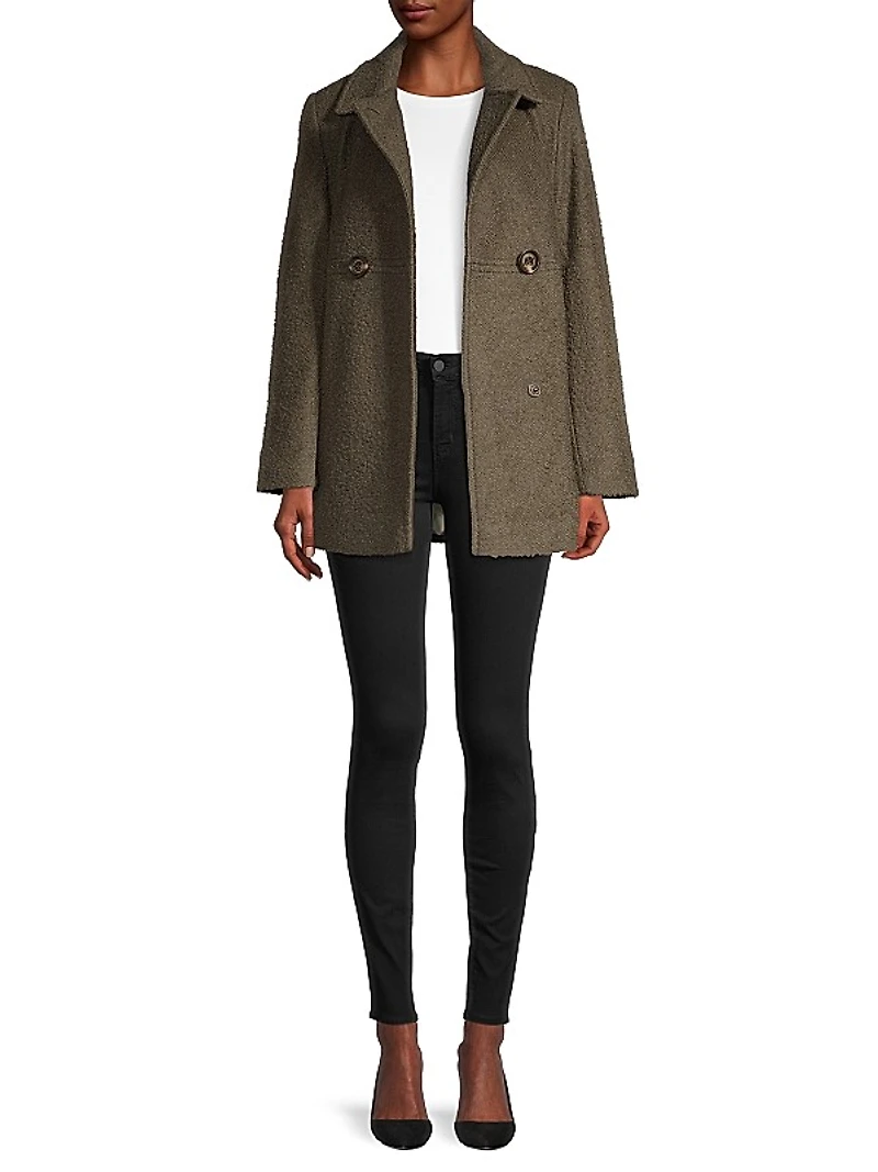 Bouclé Peacoat