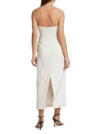 Elizabeth Strapless Midi-Dress