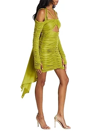 Scorpio Ruched Minidress