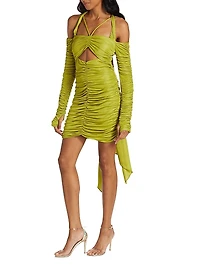 Scorpio Ruched Minidress