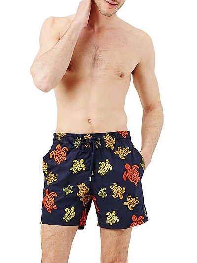Requins Embroidered Swim Shorts